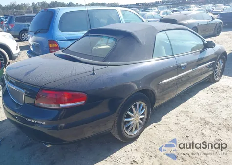 2001 Chrysler Sebring Limited from USA, damaged, VIN 1C3EL65U41N663835
